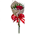 153 - Rosa vermelha  embalada na juta - Imagem 1
