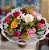 191 - Buquê com 12 rosas coloridas - Imagem 2