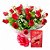105 - Buquê 12 rosas  e chocolate Lindt - Imagem 1