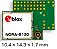Modulo BLE com suporte a Matter, Thread, Zigbee, BLE audio e direction finding. PA/LNA integrado. Conector uFL para antena externa - NORA-B120 - Imagem 1