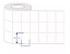 ETIQUETA ADESIVA 33×25x3 MM PAPEL COUCHE C/5 ROLOS (18.200 etiquetas) - Imagem 2