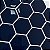 Pastilha Adesiva Resinada LARGE HEX NAVY - Imagem 2