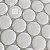 Pastilha Adesiva Resinada Dots White - Imagem 2