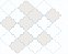 Pastilha Adesiva Resinada BALI WHITE CREAM - 1 Placa - Imagem 1