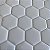 Pastilha Adesiva Resinada LARGE HEX GRAY - Imagem 2