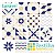 Azulejo Adesivo Mediterrâneo Kit 18 peças - 20 X 20 CM - Imagem 1