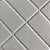 Azulejo Metrô Linea Gray - Rejunte Cinza Médio - 1 Placa - Imagem 2
