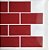 Azulejo Metrô Red - 1 Placa - Imagem 1
