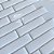Pastilha Adesiva Resinada Bricks White - Rejunte Cinza Médio - 1 Placa - Imagem 2