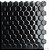 Pastilha Adesiva Resinada Hex Black - Rejunte Preto - 1 Placa - Imagem 1