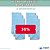 Kit 6 Absorventes Bem Estar Azul -  M - Imagem 1