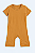 Macacão Curto Sem Zíper e Sem Botões - Caramelo - Imagem 2