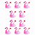 Kit 10 Boias Flamingo Porta Copos Inflavel Para Piscina - Imagem 1