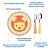 Jogo de Alimentação Infantil Tramontina Baby Friends 3 Peças - Imagem 2