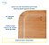 Conjunto Churrasco Bamboo Tábua Retangular Mor 30cm X 50cm - Imagem 3