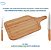 Conjunto Churrasco Bamboo Tábua Com Alça Mor 30cm x 50cm - Imagem 5