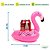 Boia Flamingo 120cm Inflável  + 15 Porta Copos Flamingo Infláveis - Imagem 7