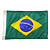 Bandeira Do Brasil Náutica Para Barcos Lanchas 33 cm X 47 cm - Imagem 1