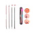4 Extrator Cureta Tira Cravo Acne Espinha Mascara Colágeno - Imagem 4