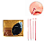 4 Extrator Cureta Tira Cravo Acne Espinha Mascara Colágeno - Imagem 2