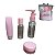 Kit Viagem Bolsa Porta Shampoo Creme Mini Frasco Pote Pump - Imagem 4