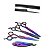 Kit 3 Tesouras Pente Navalha Corte Cabelo Barba Barbeiro - Imagem 4