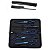 Kit 3 Tesouras Pente Navalha Corte Cabelo Barba Barbeiro - Imagem 10