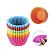 12 Mini Forma Bolo Silicone  Assadeira Cupcake Muffin - - Imagem 2