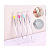 Kit 3 Pincel Silicone Unhas Degrade Lip Gloss Batom Make - Imagem 2