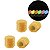 4 Bico Tampa Válvula Pneu Carro Moto Bike Universal Luminoso - Imagem 4