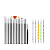 15 Pinceis Unha Manicure Gel Uv Decora + 5 Boleadores Duplo - Imagem 1