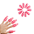 10 Clip Dedeiras Remoção Unha Gel Esmalte Fibra Reutilizável - Imagem 6