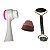 Kit Skin Escova Limpeza Facial Massageador Pedra Jade Pincel - Imagem 2