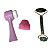 Kit Skin Escova Limpeza Facial Massageador Pedra Jade Pincel - Imagem 3