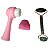 Kit Skin Escova Limpeza Facial Massageador Pedra Jade Pincel - Imagem 1