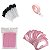 Kit Extensão 50 Pads Gel 50 Escovas 1 Micropore 100 Cotonete - Imagem 1