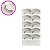 Kit 5 Pares Cílios +cabeça Treino Alongamento Extensão Cilio - Imagem 2