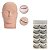 Kit 5 Pares Cílios +cabeça Treino Alongamento Extensão Cilio - Imagem 1