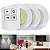 Kit 3 Lampada Luminaria Led Spot Sem Fio Controle Remoto - Imagem 2