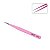 Kit 2 Pinças Aço Inoxidável Rosa Alongamento Cílios  Reta - Imagem 3