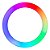 Anel de Luz Sem Tripé Ring Light Iluminador 26cm Luz Led  Foto Make Blogueiro Rgb - Imagem 1