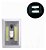 Luminária Lampada Interruptor Sem Fio De Led Armario Closet - Imagem 1