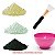 Kit 1kg De Argila Limpeza Facial E Corporal + Pincel E Pote - Imagem 2
