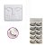 Kit Treino 5 Pares Cílios + Suporte 3d Alongamento Extensão - Imagem 1