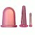 Kit 3 Ventosa Para Massagem Facial E Corporal Vácuo Silicone - Imagem 1