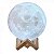 Luminária Abajur Lua Cheia 3d 13cm  Decoração Luz Fria - Imagem 3