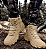Bota Tática Militar Masculina Bege - Imagem 1
