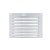 Grade de Ventilação de Alumínio Branca 20x15cm - Imagem 1
