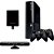 Xbox 360 Super Slim 120GB 2 Controles e Kinect Seminovo - Imagem 1