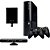 Xbox 360 Super Slim 500GB 2 Controles e Kinect Seminovo - Imagem 1